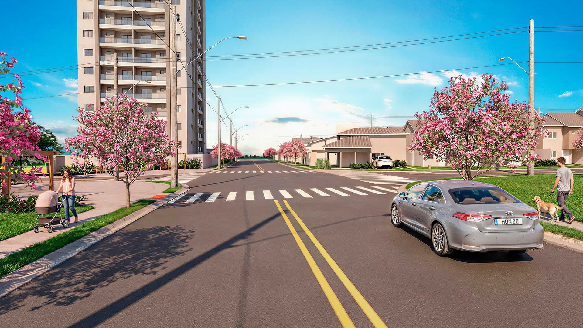 Ruas amplas e planejamento urbano